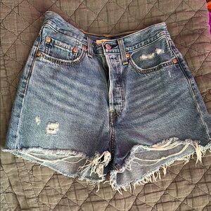 Levi’s Distressed Shorts